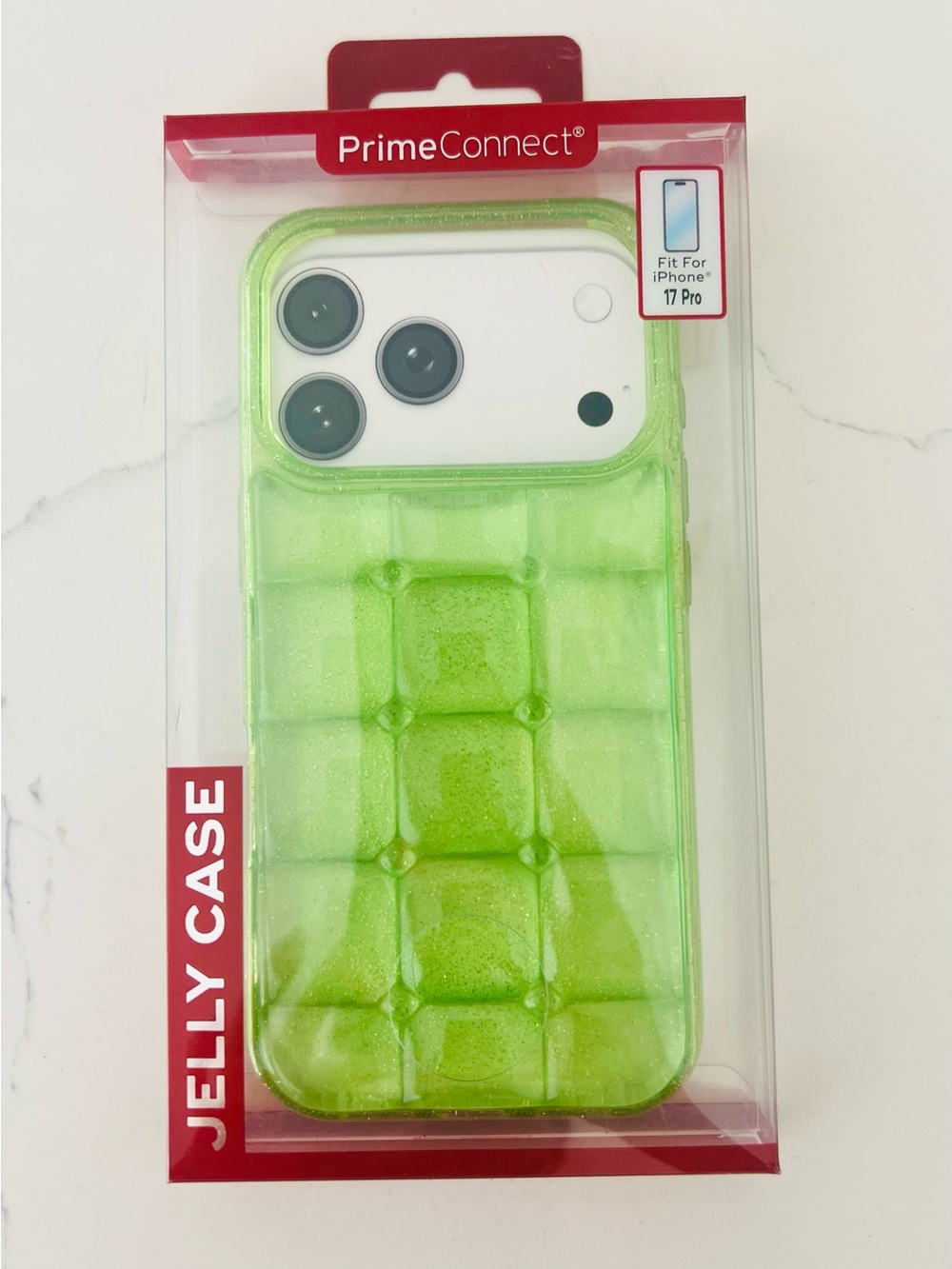 Viral TikTok Squishy Green Jelly Case for iPhone 17 Pro